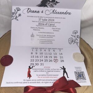 Invitatie tip plic