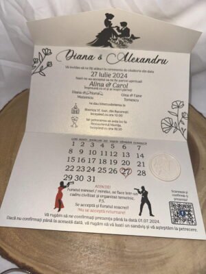Invitatie tip plic - imagine 12