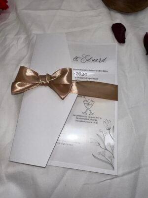Invitatie transparenta - imagine 3