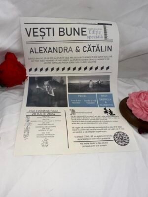 Invitatie tip ziar - imagine 4