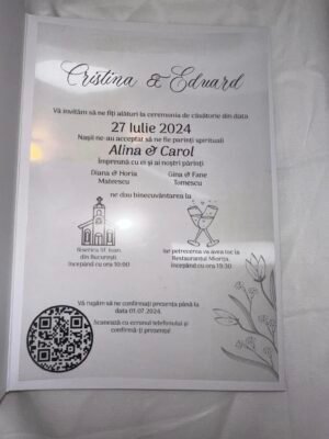 Invitatie transparenta - imagine 6