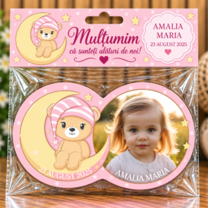 Mărturie magnetică personalizată – Poveste sub Clar de Lună