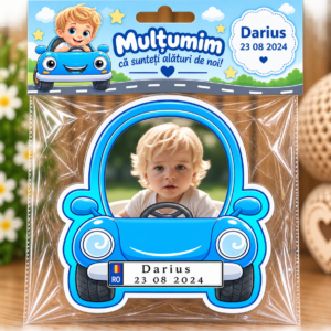 Mărturie magnetică personalizată – Micul Aventurier
