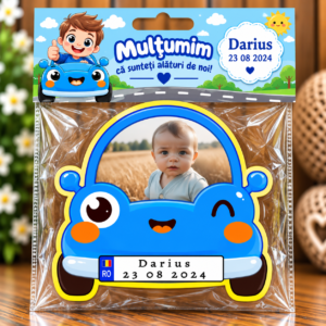 Mărturie magnetică personalizată – Călătorie cu Zâmbete