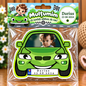 Mărturie magnetică personalizată – Micul Pilot