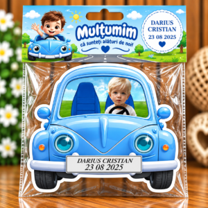 Mărturie magnetică personalizată – Micul Călător