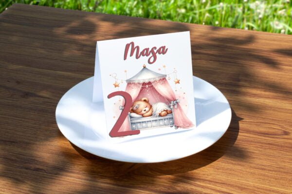 Număr de masă tip stand