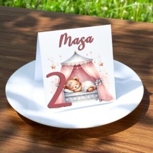 Număr de masă tip stand