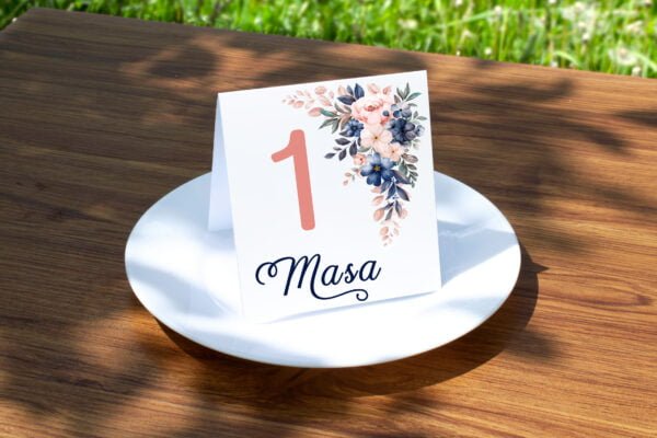 Număr de masă tip stand