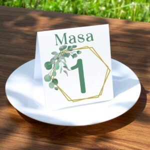 Număr de masă tip stand