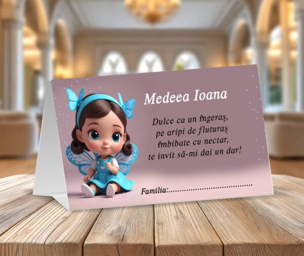 Plic bani bebe fluturaș