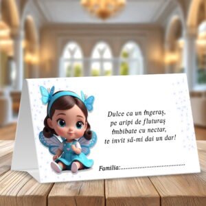 Plic de bani bebe fluturaș