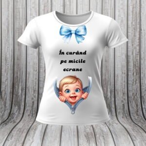 Tricou personalizat gravide