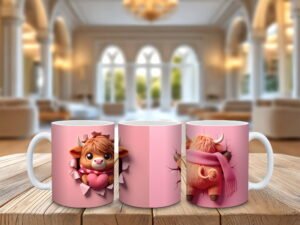 Cană cu animale comice - imagine 26