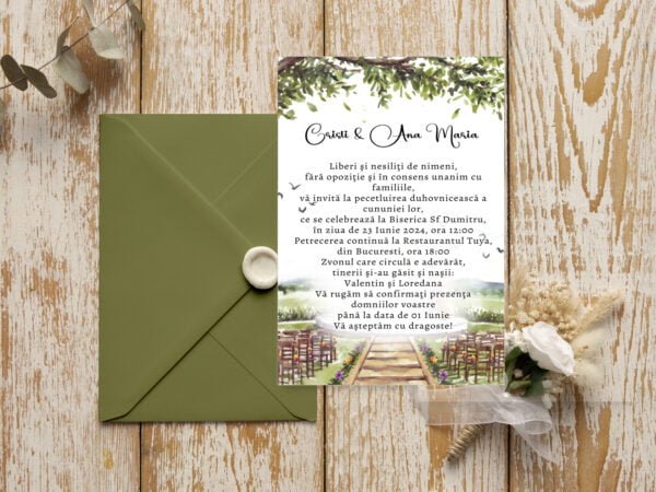 Invitatie eleganta