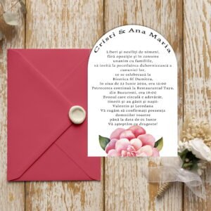 Invitatie tip arcada