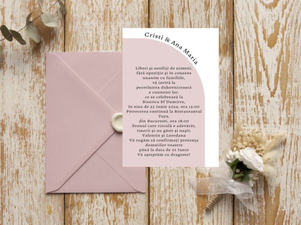 Invitatie eleganta