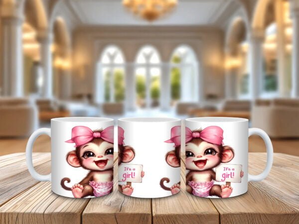 Cană cu ''It's a Girl'' - imagine 7