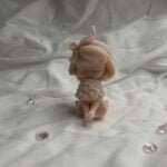 Girl with Flowers Decoration