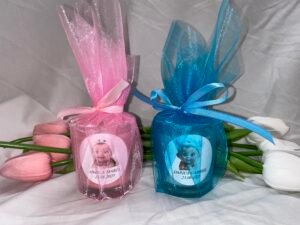 Lumânare personalizată pahar - imagine 2