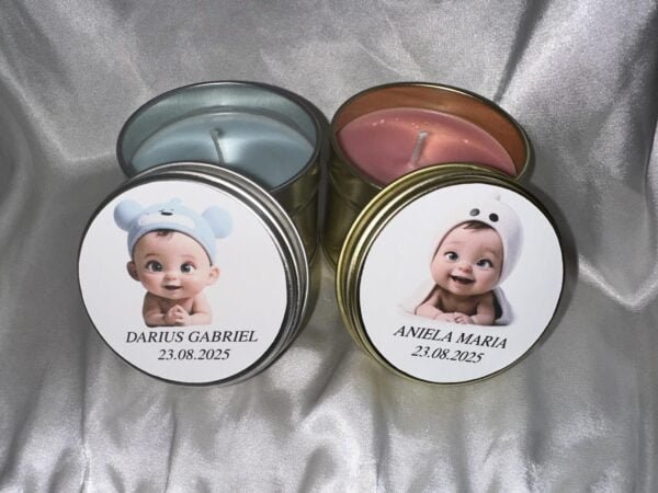 Lumânare personalizată - imagine 3