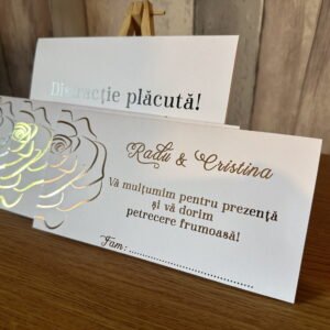 Plic bani nuntă folio
