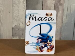 Număr masă Sonic - imagine 5
