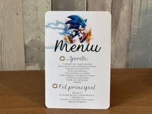 Meniu Botez Sonic