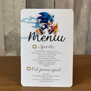 Meniu Botez Sonic