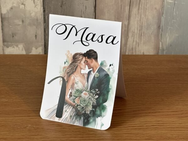 Număr de masă tip stand - imagine 2