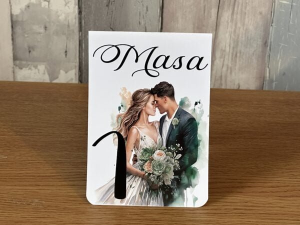 Număr de masă tip stand