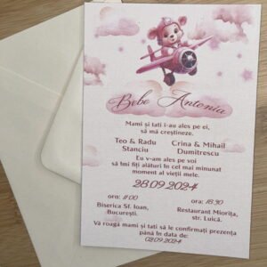 Invitatie bebe urs