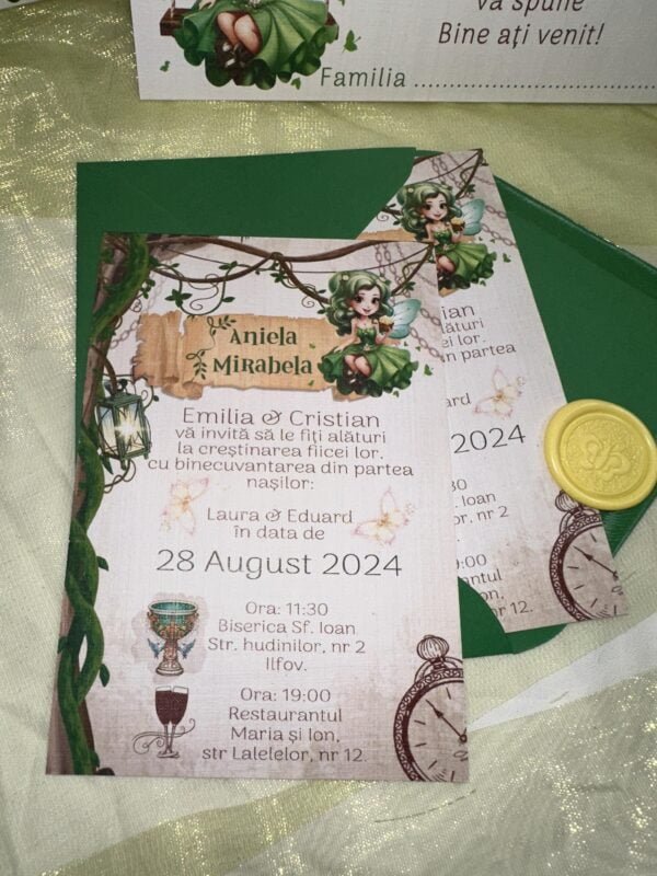 Invitatie Botez Zana