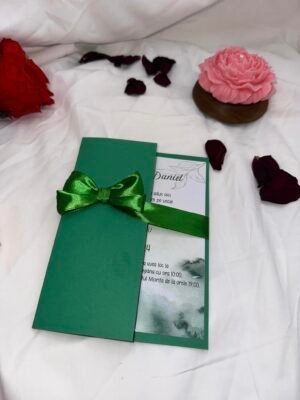 Invitatie verde - imagine 3