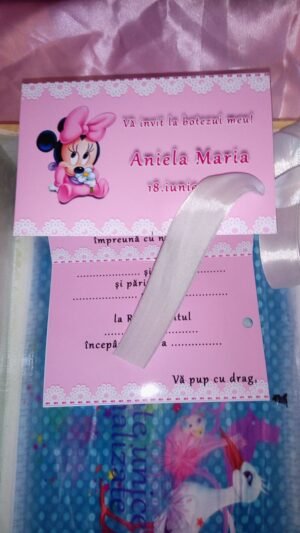 Invitatie minnie - imagine 2
