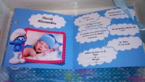Invitatie strumfi - imagine 2