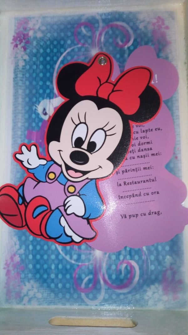Invitatie minnie - imagine 6
