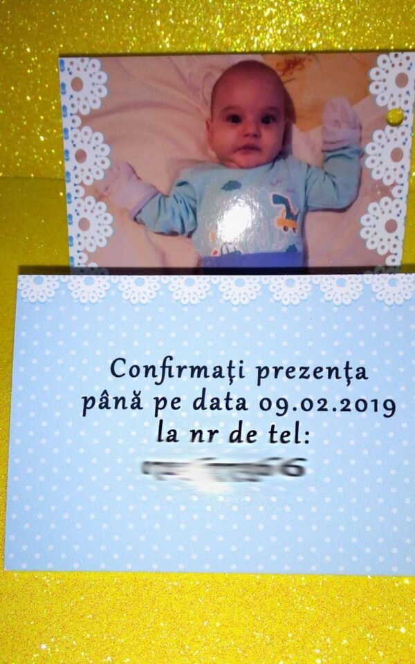 Invitatie bebe mikey - imagine 7