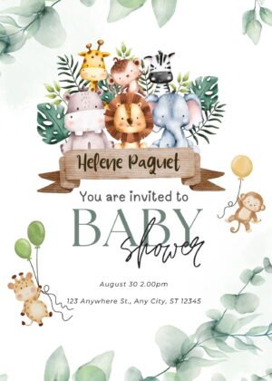 Invitatie digitala botez