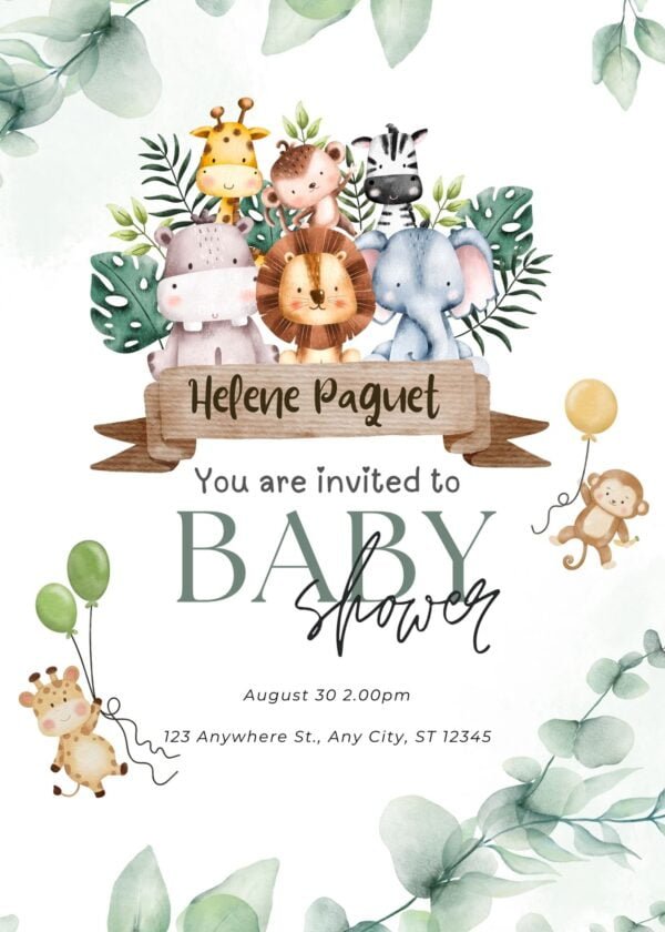 Invitatie digitala botez