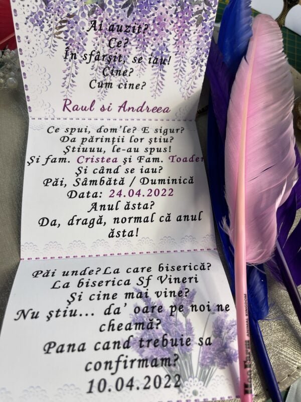 Invitatie eleganta - imagine 6