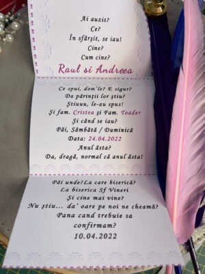 Invitatie eleganta - imagine 8