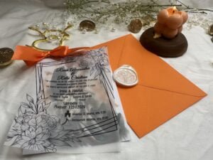 Invitatie vellum cu poza - imagine 3