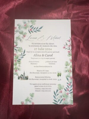 Invitatie vellum - imagine 2