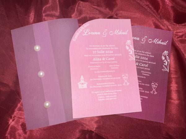 Invitatie vellum