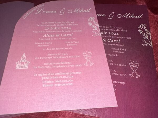 Invitatie vellum - imagine 2