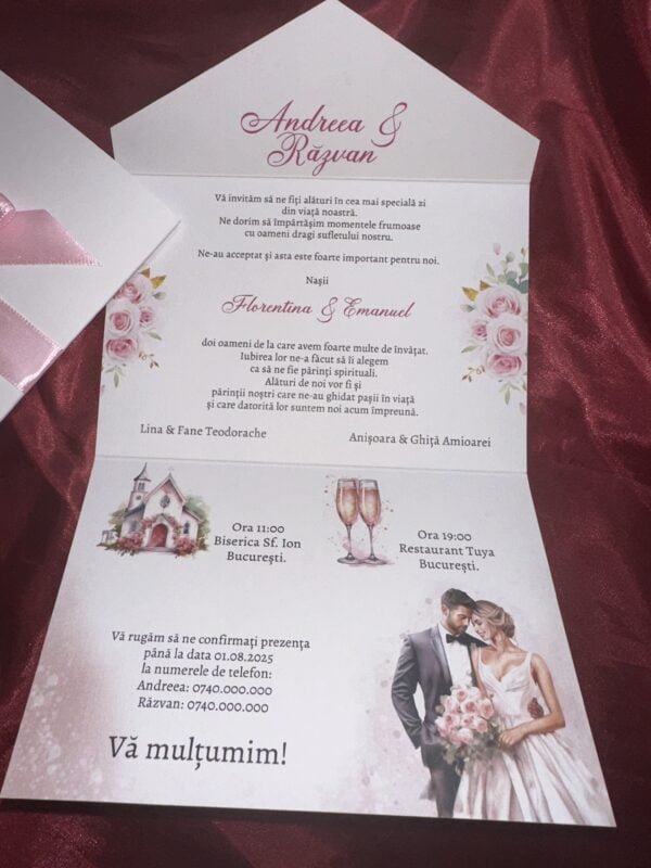 Invitatie tip plic - imagine 6