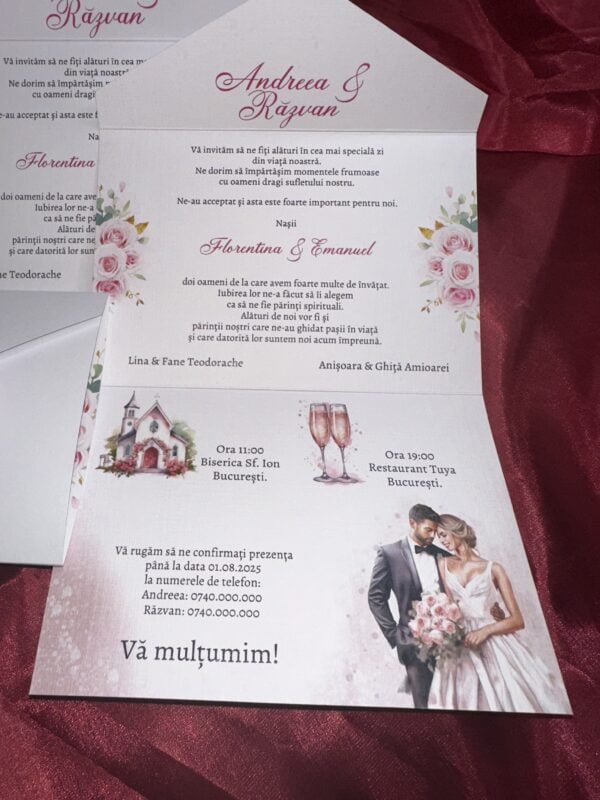 Invitatie tip plic - imagine 4