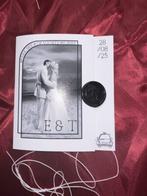 Invitatie alb-negru - imagine 4