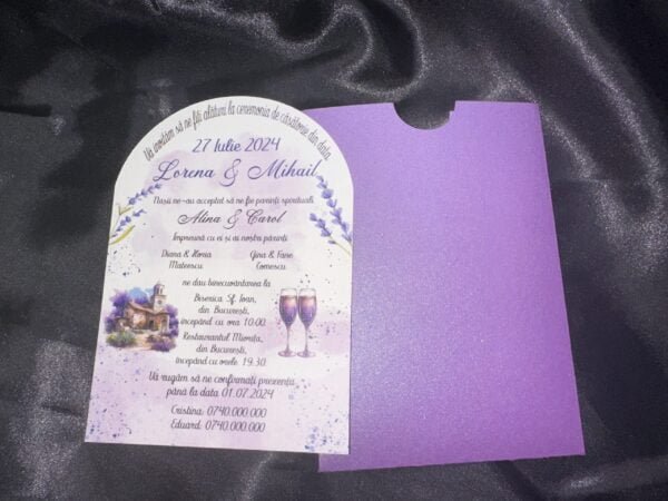 Invitatie tip arcada